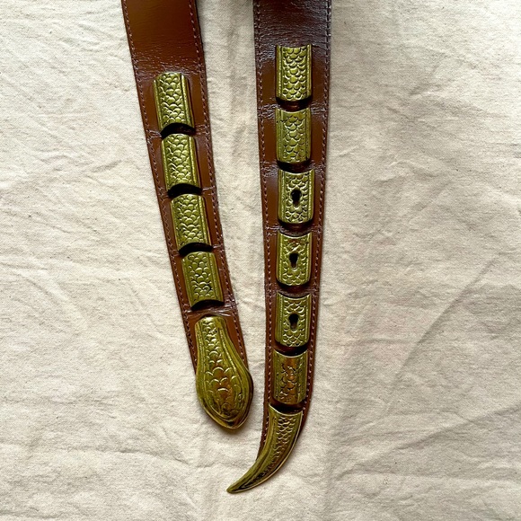 Vintage Snake Leather Belt - Picture 11 of 12